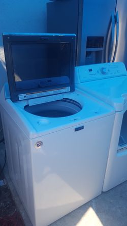 set washer and gas dryer Maytag