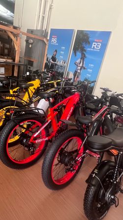 🚴 EOEOTWO 1500W Electric Fat Tire Bike, 26" | 48V 15Ah | Red ✨ Come test ride it in person before you buy! 🔥 1500W peak motor, top speed 38 mph 🔋