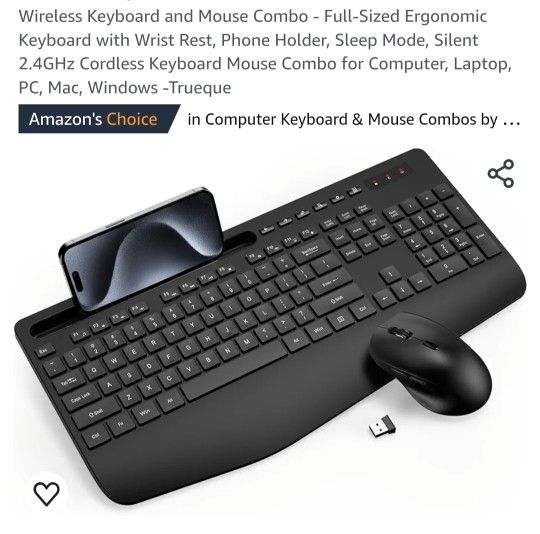 WIRELESS KEYBOARD AND MOUSE