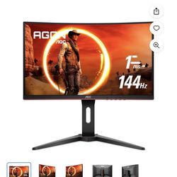 AOC C24G1 24" Curved Frameless Gaming Monitor