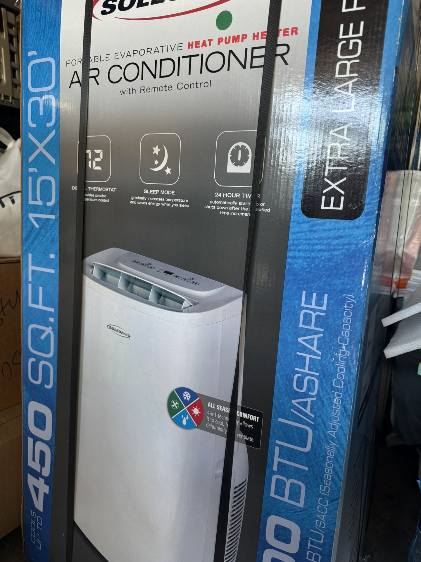 New New! 14000 Btu Portable Air Conditioner Ac