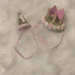 First Birthday Crown And Hat