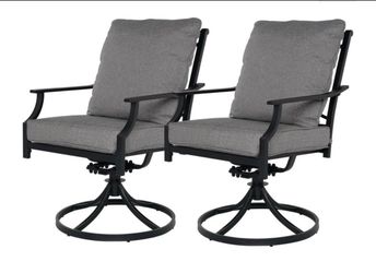 GRAND PATIO Swivel Dining Chairs Outdoor Dining Set Patio Dining Furniture Set