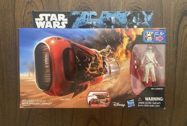 Star Wars 2016 The Force Awakens Rey’s Speeder And Action Figure