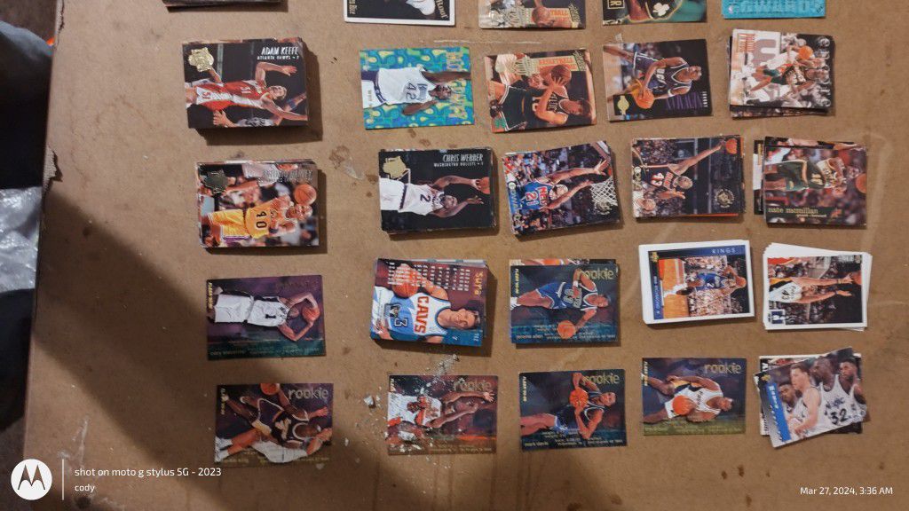 Basketball Cards $5 Per 100ct