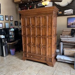 Wood Armoire