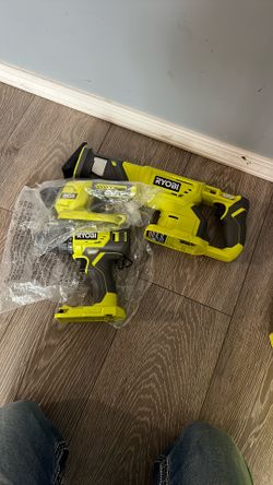 Ryobi 1/2” Drill Sawzall And Flashlight