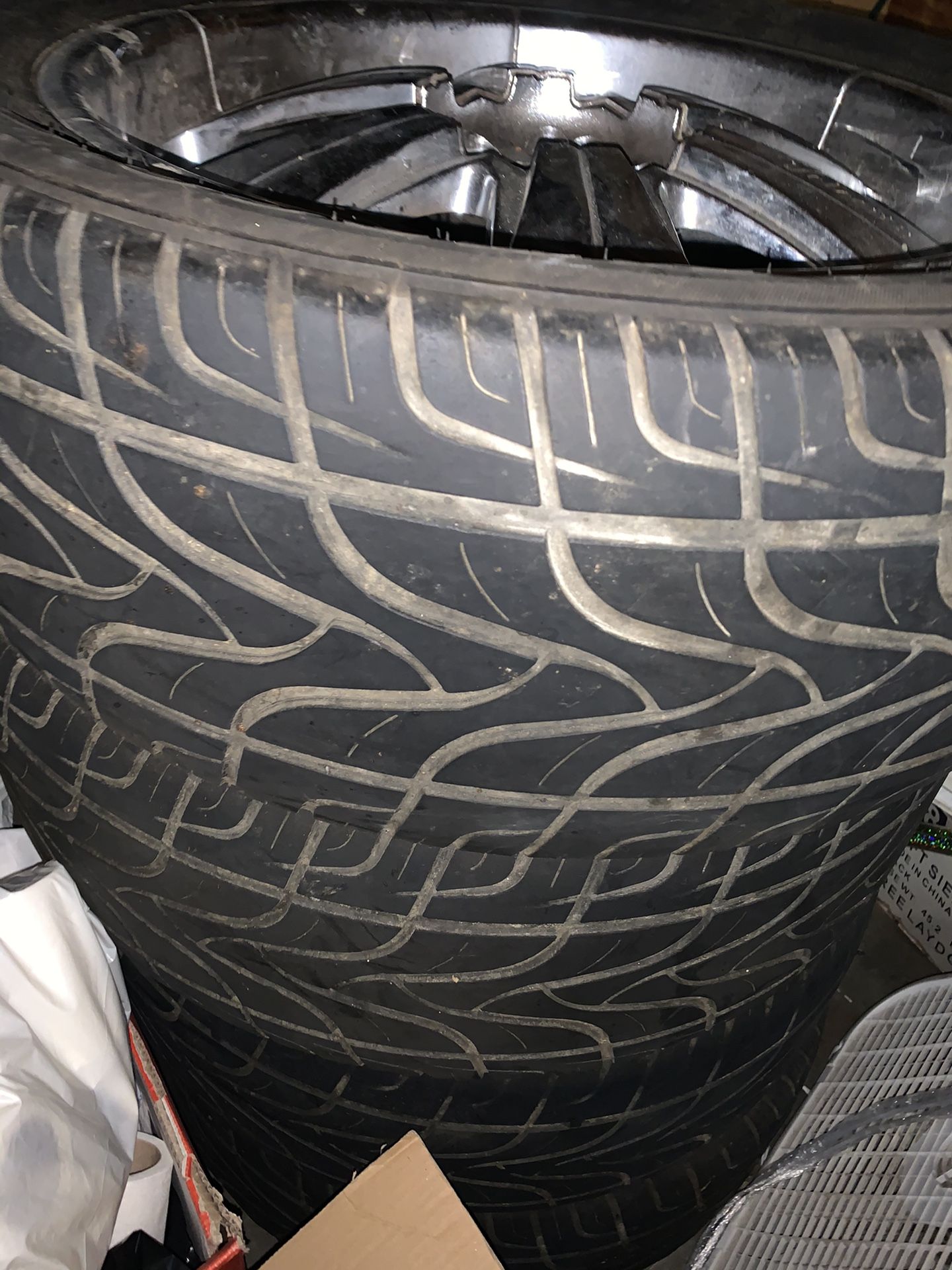 20” Velocity Rims With Tires