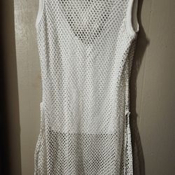 Audrey Lane White Swim CoverUp 3X $10 
