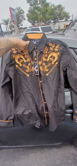 El Pionero Western dress shirt, size L new *