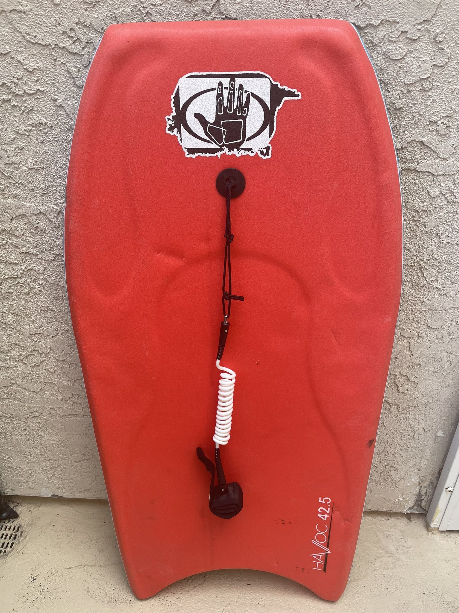 Bodyglove 42in body board with new leash. $50 (or $40 without leash)