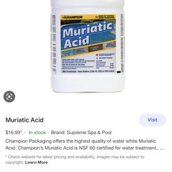 Free Muriatic Acid.