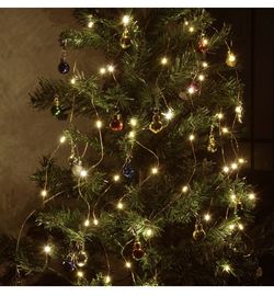 BRAND NEW IN BOX Battery String Lights, 4 Pack 50 LED Warm White Battery-Powered Mini Christmas Fairy Lights, Battery Operated LED Lights for Christma