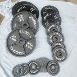 345 Lbs of Olympic Weight Plates