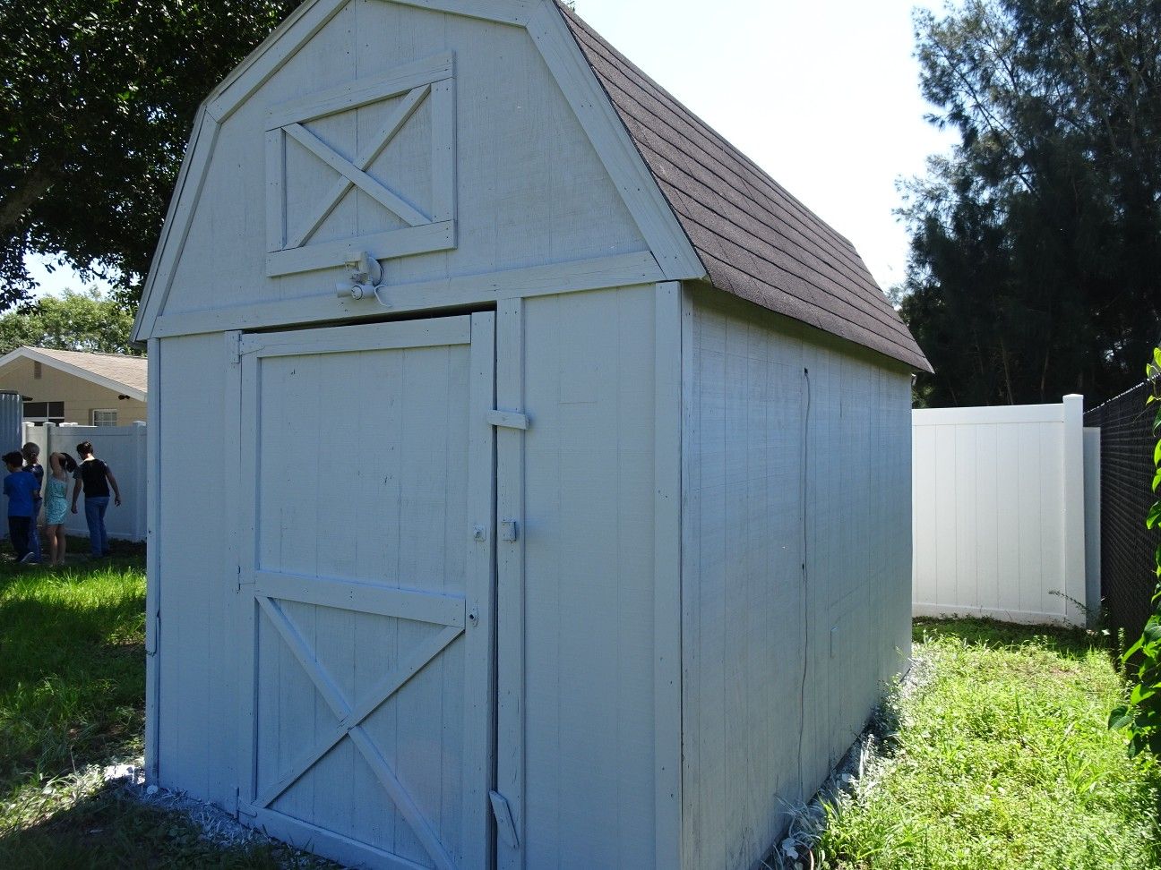 STORAGE SHED WOOD 8X12' USED IN GOOD CONDITION