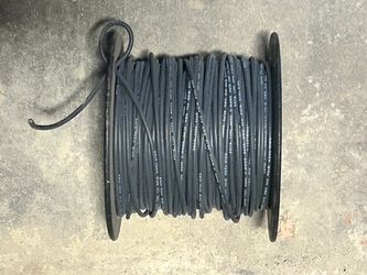 Spool of Black Electrical Wire