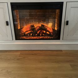 Unused Ashton Lane Electric Fireplace TV Stand – Fits up to 65"