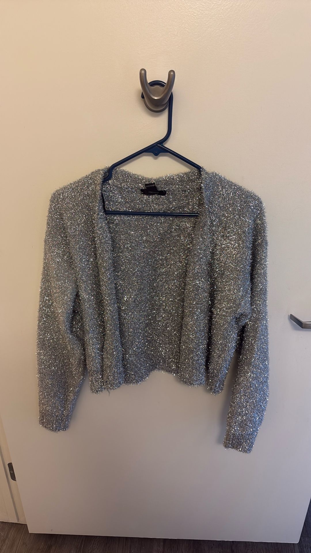 Forever 21 Glittery Cardigan (M)
