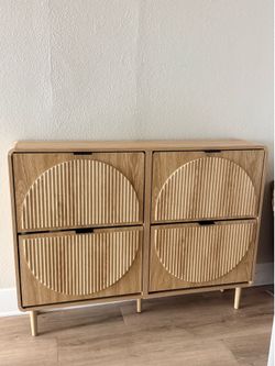 Shoe Cabinet – Boho Wood Design | Almost New