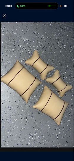$40 Car Leather Pillows
