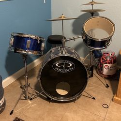 GP JR Percussion Drum Set Blue