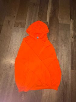 (Medium size)bright orange hoodie