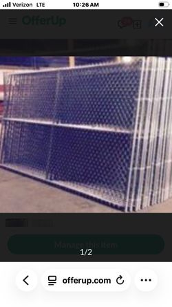 6X12 fence panels