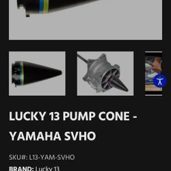 Lucky13 Cone Yamaha Gp1800 SVHO 