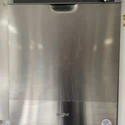 WHIRLPOOL  STAINLESS STEEL DISHWASHER 