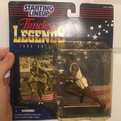 Jesse Owens Timeless Legends VTG Starting Line Up Action Figure. The box itself has some wear and light creasing from age (see pictures) but otherwise