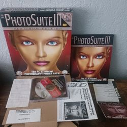 Photo Suite 3 Big Box Pc Photography Platinum Edition Cd Rom 1999 Mgi Software
