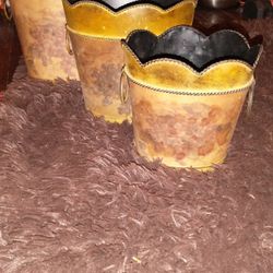 Antiquish Storage Bins Lot Of Decor