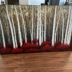 60”x36 Canvas Art Beautiful Painting 