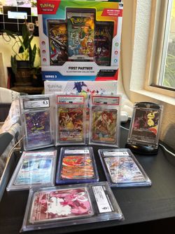 Pokemon Slabs / first partners series 3 plus more