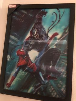 Marvel Spider-Man vs Venom Framed Wall Art