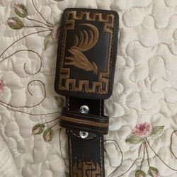 Brown Rooster Belt 