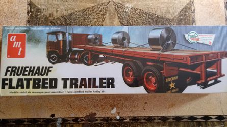 1/25 scale flat bed trailor