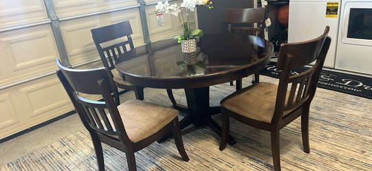 Dining room table with chairs