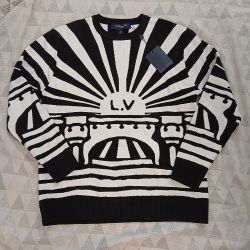 Crew Neck Pullover Knit Sweater 