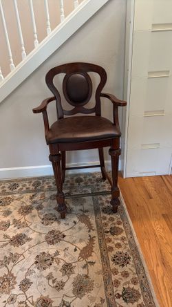 Leather High Chair
