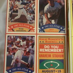 Vintage 1980 Baseball Cardboards Boxes