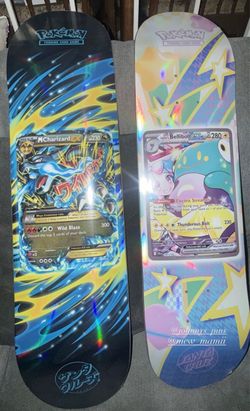 Pokemon Santa Cruz skateboards mega Charizard / bellibolt
