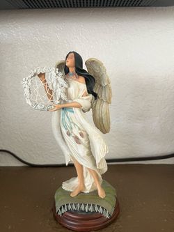 Bradford Exchange-Native American Angel Figurine with Dreamcatcher
