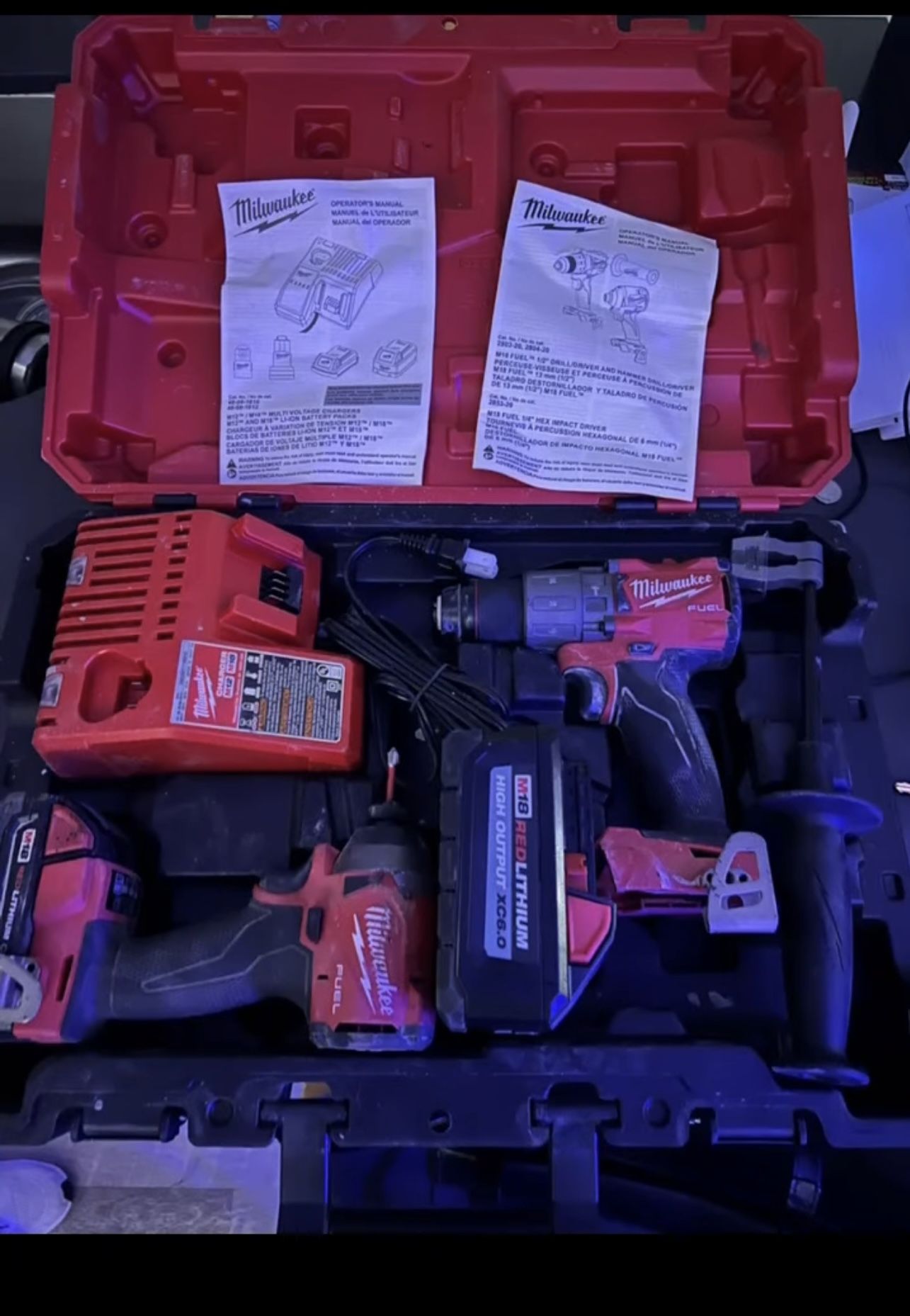 Drill/Socket Set Milwaukee