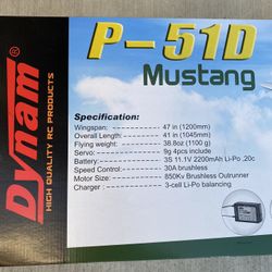 ARF P-51 Mustang - New In Box