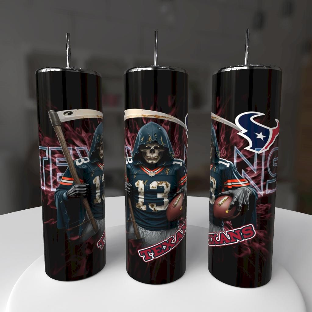 Houston Texans Football Tumbler