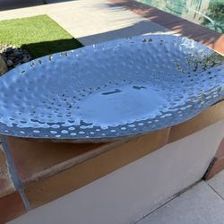 Silver Tin Platter