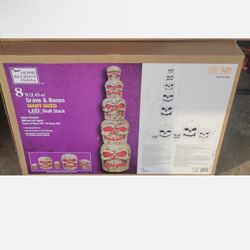 8ft Skeleton In Working Condition 