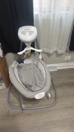 Graco grey baby swing