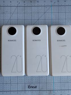 $30 firm, Yes, It's Available, bundle only, 3 Romoss SW20 Pro battery banks bundle, 20k mah, 74wh,  little/no use,  2 USB A,  USB C